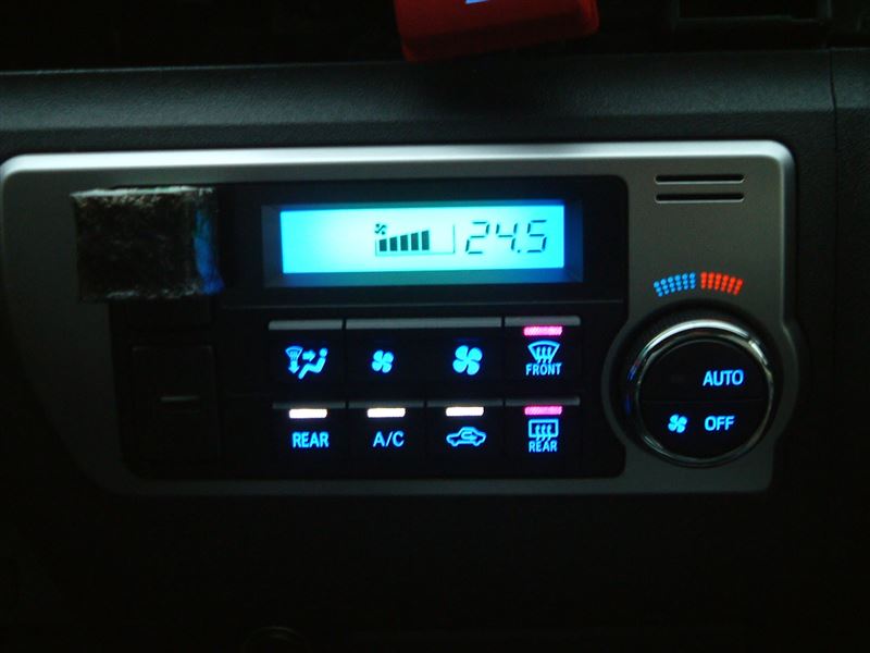 4型エアコンパネル LED打ち替え（トヨタ ハイエースバン・H200系