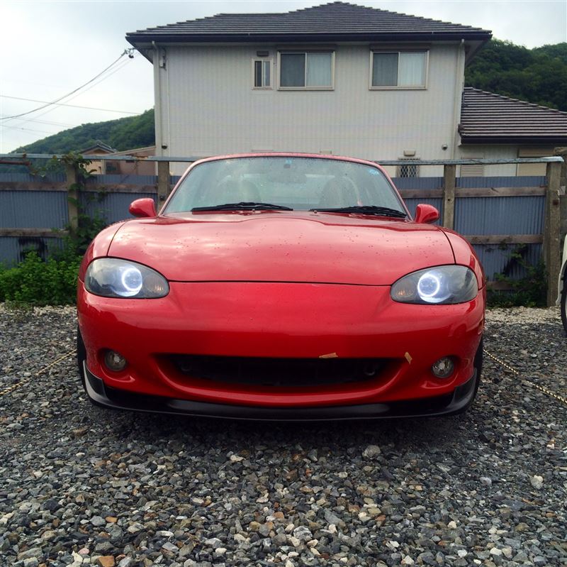 ヘッドライトブラックアウト 車検対応イカリング マツダ ロードスター By Haya Nb8c みんカラ