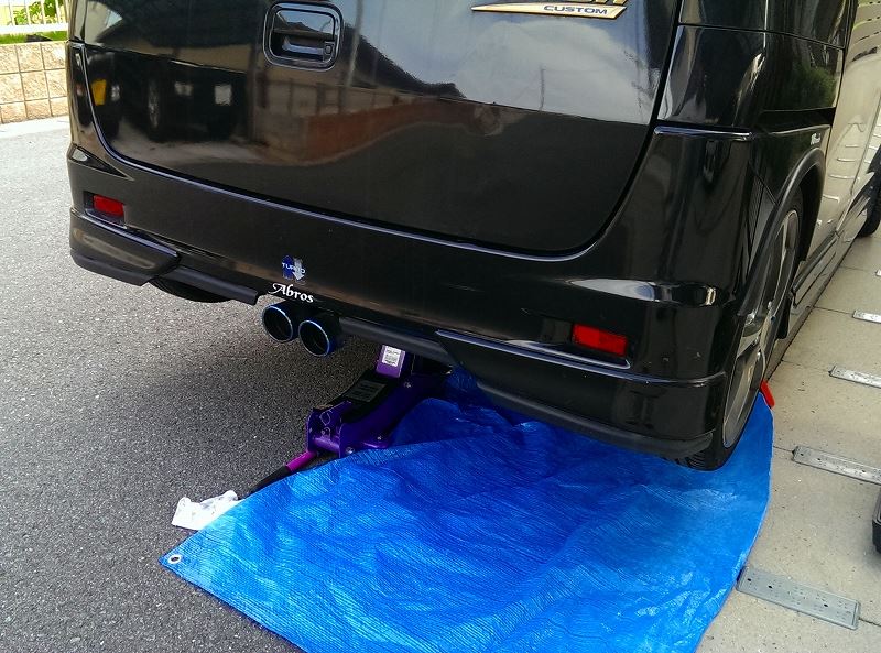 パレット (MK21S) 純正マフラー戻し!! by のぶ太 - みんカラ パレット (MK21S) 純正マフラー戻し!! by のぶ太 - みんカラ