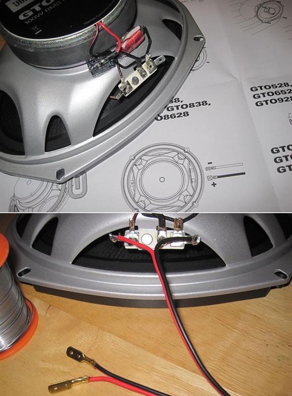 SVX リヤスピーカー交換 （JBL GTO928）（スバル アルシオーネ