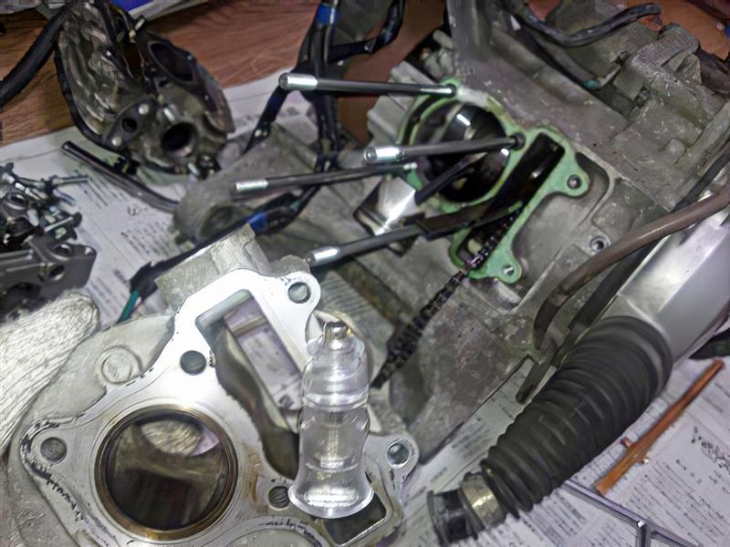 Hunter 47mmボアアップキット(76cc) 取り付け その2(ホンダ トゥデイ