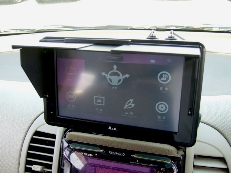 ポータブルナビ用サンバイザー（日産 マーチ・K12）by