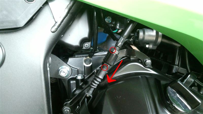 クラッチワイヤー調整 カワサキ Ninja250 By やなぎ Grf みんカラ