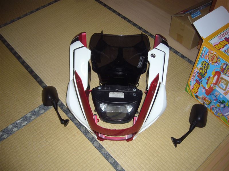 ホーネットにCB400SB(スーパーボルドール)のカウルを付ける件