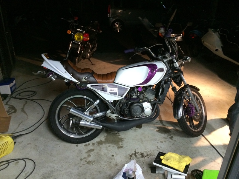 集合から右だしクロスバラちゃんに(｡Ő▽Ő｡)ﾉﾞ（ヤマハ RZ250）by