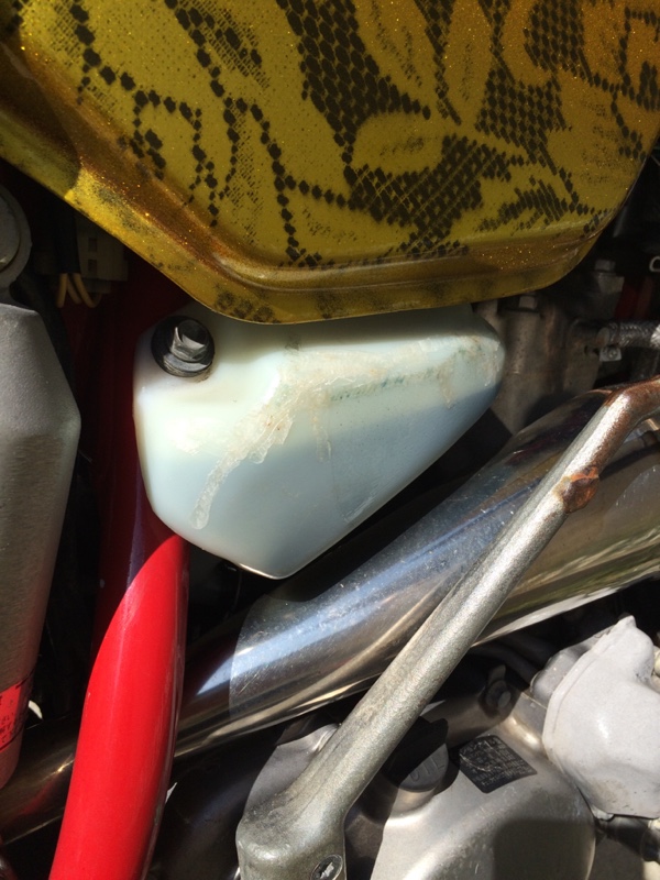 オイルタンク移設計画(´-ω-｀)①（ホンダ CRM250R）by こじぽん9