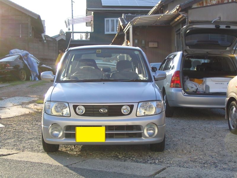 グリルにフォグランプを埋め込んでみた（ダイハツ ミラ・L700
