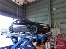 車高調取付(ホンダ CR-X・EF6/7/8)by ツナ。 - みんカラ