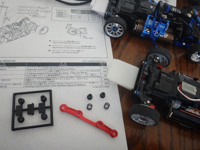 より赤くて3倍速くなる？レッドメタパーツ＆ジャイロ追加