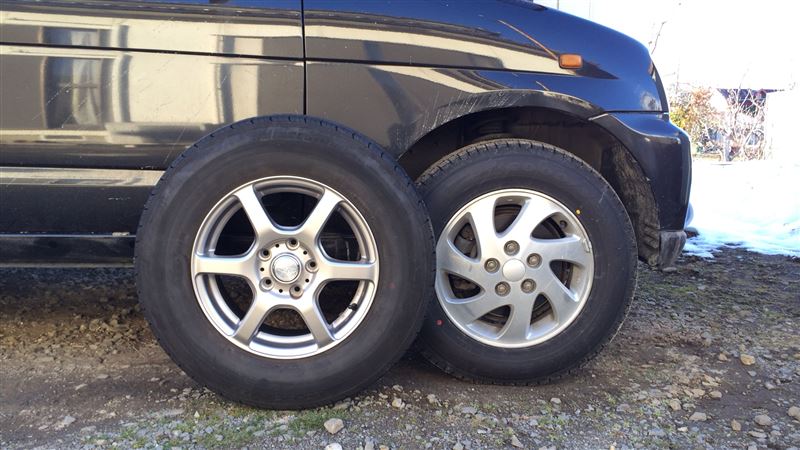 大径タイヤ 取付け確認 195/80R15（ダイハツ テリオスキッド