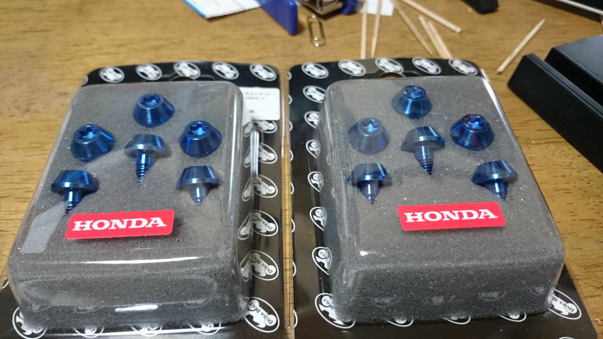 にゅ～ホイールにブレーキディスク装着（ホンダ CBR1000RR(SC57