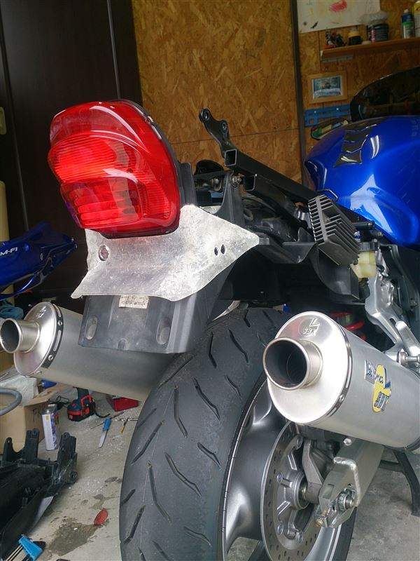 リアフェンダー スッキリ1(ホンダ CBR1100XX スーパーブラックバード