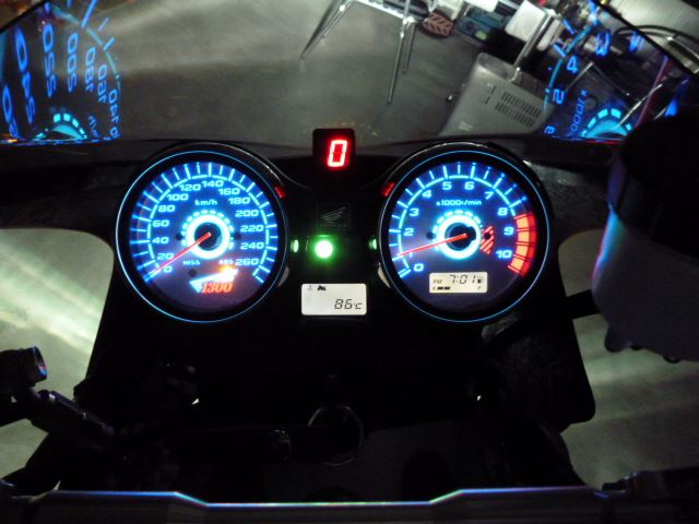 ELメーターパネル取り付け ②(ホンダ CB1300 SUPER FOUR (スーパー ...