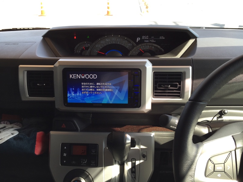 ケンウッド ナビ MDV-X701W 取り付け（ダイハツ ウェイク）by