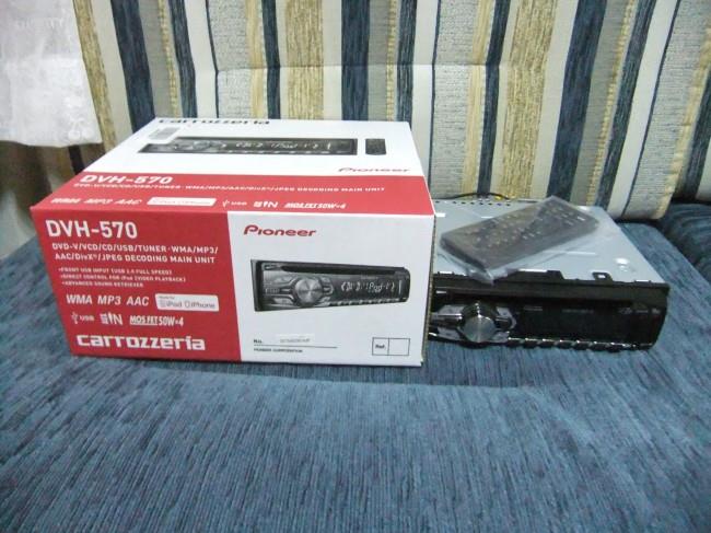 カロッツェリア DVDプレーヤー DVH-570取付け（トリガノ