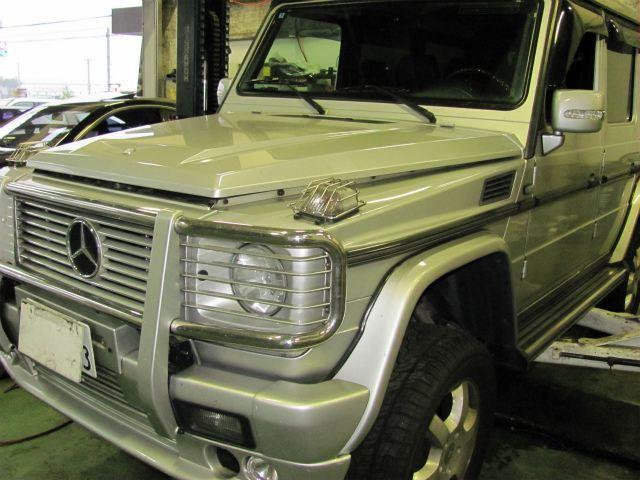 W463 G500L 00y ブレーキパッド関係交換(メルセデス・ベンツ Gクラス ...