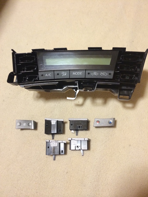 後期移植】ZVW30 プリウス 前期 エアコンパネル エアコン