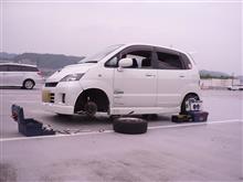 車高＆サイドスリップ（ト―）調整した。（スズキ MRワゴン