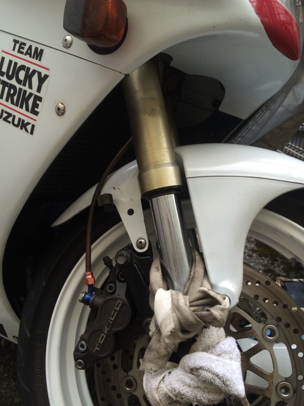 RGV250Γ ガンマ vj22 フロントフォーク 値下げ交渉対応不可