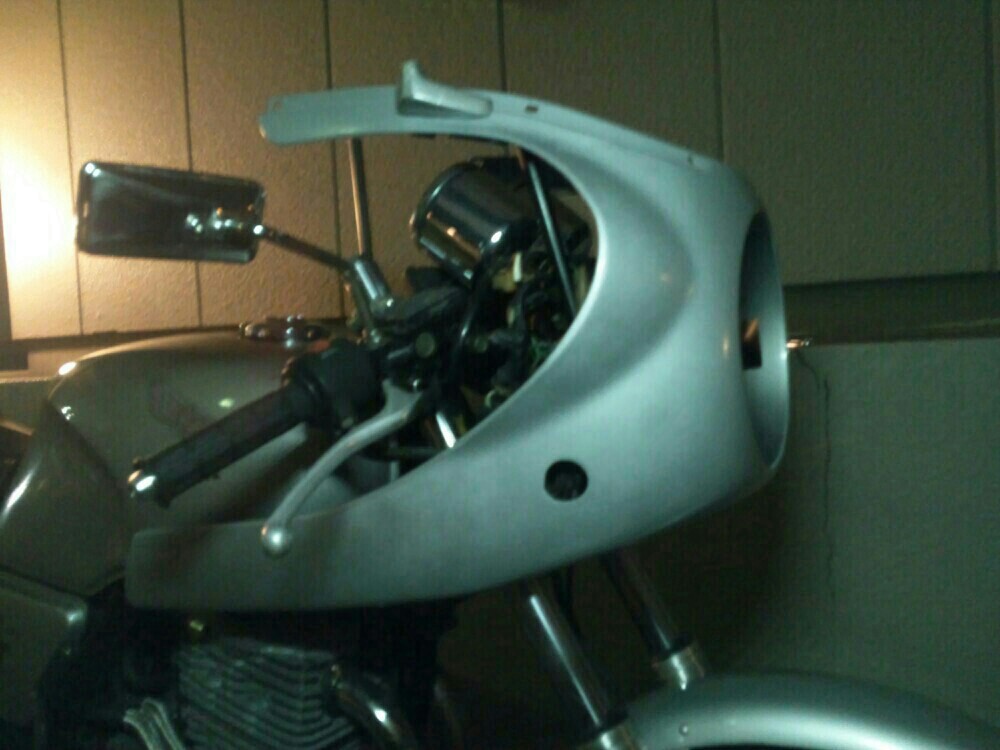 純正ロケットカウル ステー取り付け。（ホンダ GB400TT）by srh