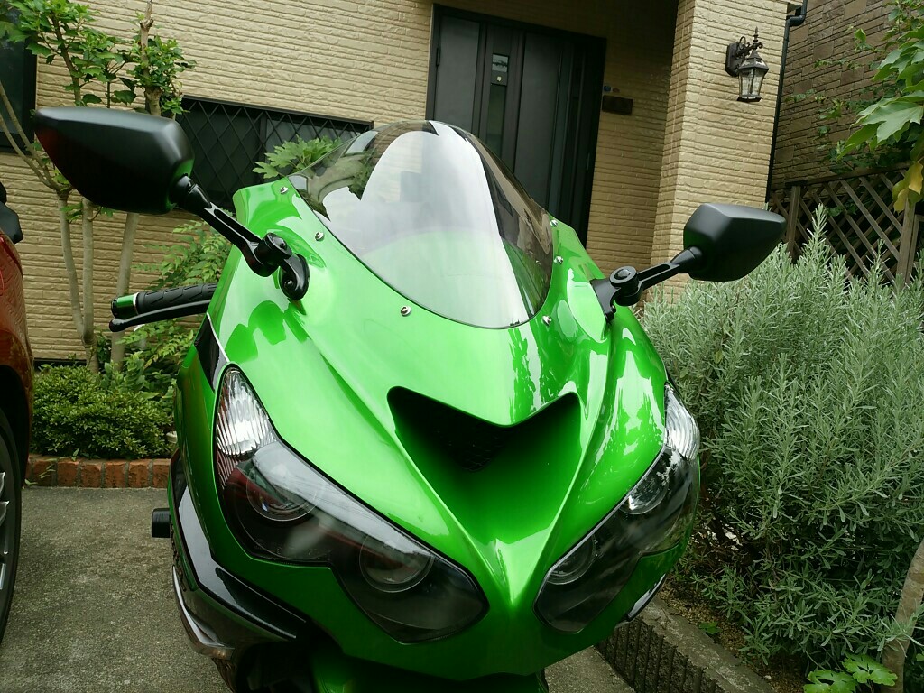 サイドミラー ZX6R 用 ZX7R 用 まる ZX10R 用 ZX14R オートバイ