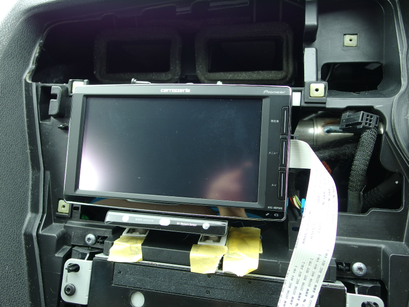 カーナビ(AVIC-MRP600)の内蔵化(シトロエン DS5)by takashu カーナビ(AVIC-MRP600)の内蔵化(シトロエン DS5)by takashu