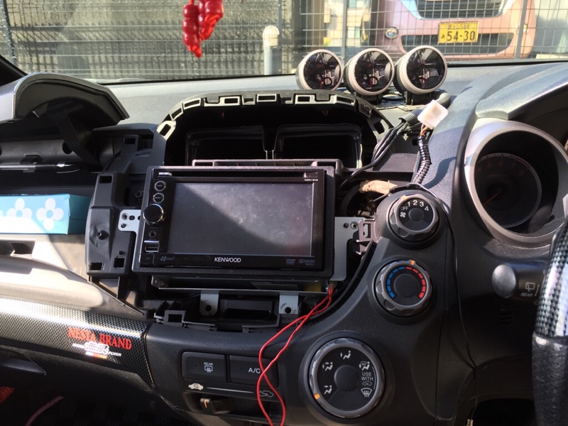 カーナビのワンセグアンテナ取り付け ホンダ フィット By Redwolf みんカラ