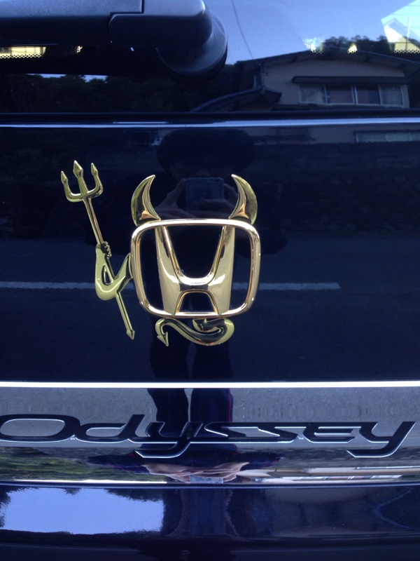 小悪魔エンブレムステッカー ホンダ オデッセイ By 46猫 W Lt ノ みんカラ