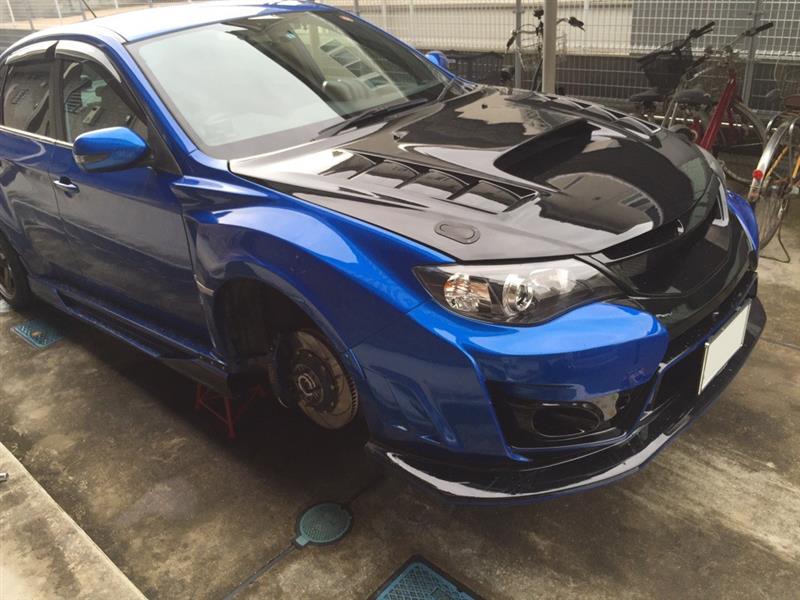 AMTECS社フロントキャンバー調整ボルト取り付け