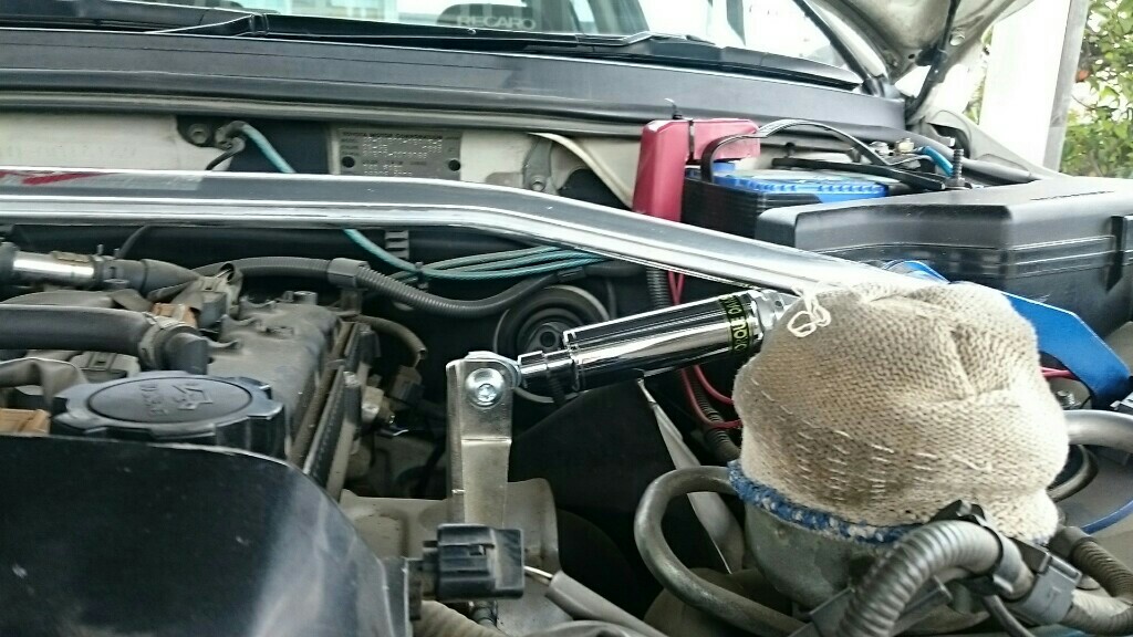 エンジントルクダンパー取り付け（トヨタ アルテッツァ・10系