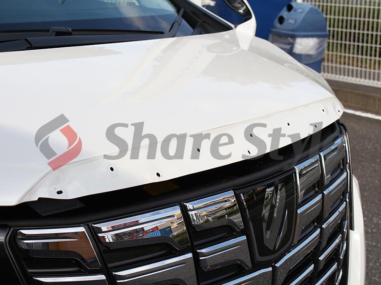 シェアスタイル】30系アルファード車種専用 フードトップモール