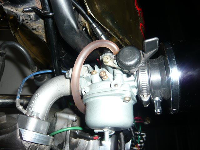 ジャズ用キャブMJ交換。（ホンダ モンキー Z50J）by 青カピ爺