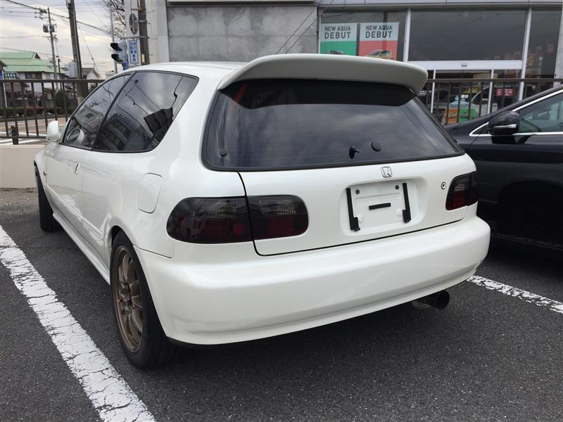 リアナンバープレート共振対策 ホンダ シビック By はねっち みんカラ