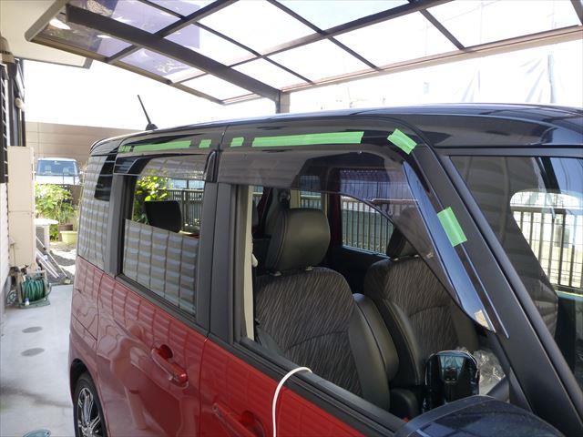 現行 スペーシア スペーシアギア MK53S 【ドアバイザー