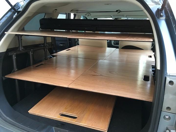 参考にならない 自作 車中泊用ベッド作成記録 その4 三菱 アウトランダーphev By 勝平 みんカラ