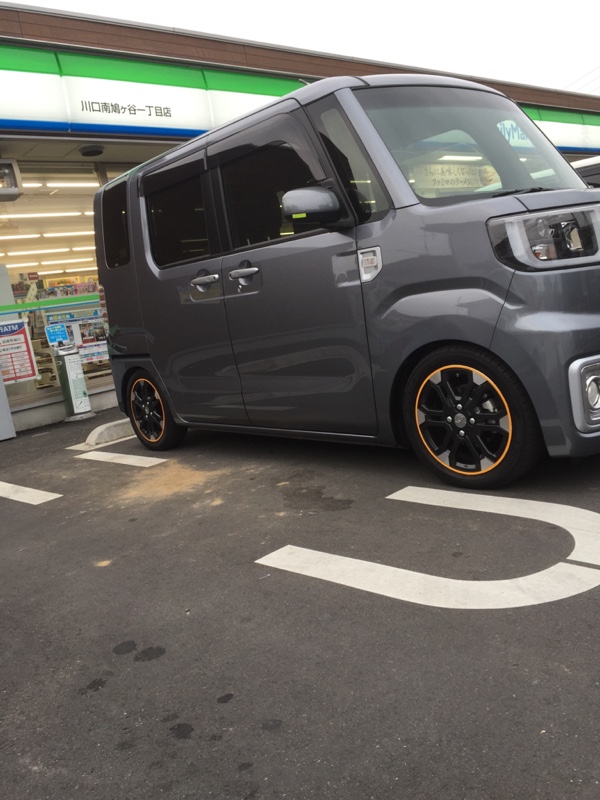 初めての車高調 TEIN FLEX Z（＾_＾）（ダイハツ ウェイク
