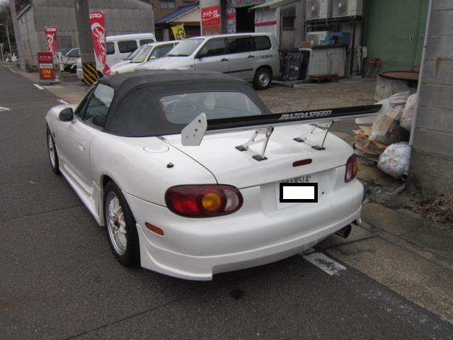 ロードスター NA NB 汎用 自作可変GTウイング 一部流用(○・з)ノ