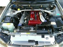 純正エアインテークのスポンジ補修（日産 スカイラインGT‐R