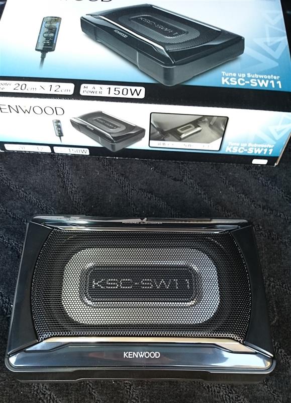 KENWOOD サブウーファーKSC-SW11 取付け+設置台作成 | トヨタ ヴォクシー by @Y@ - みんカラ