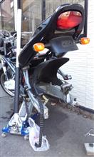 zxr250ホイール取付ヽ(´▽｀)/（カワサキ バリオス）by