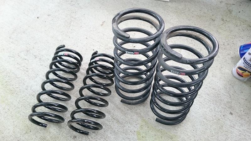 流用ダウンサス取り付け（ダイハツ ミラジーノ・L700/710系）by