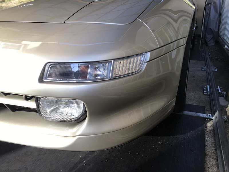 Auto Art製・純正風クリアウィンカー取付 （トヨタ MR2・SW20