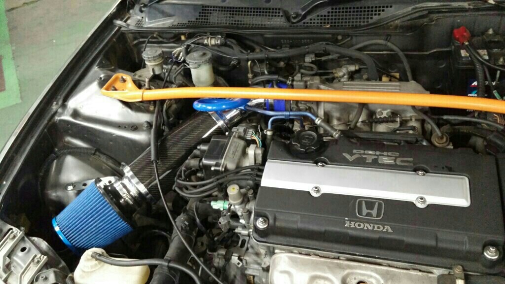 EG6シビック 零1000 パワーチャンバー 取り付け(ホンダ シビック・EK ...