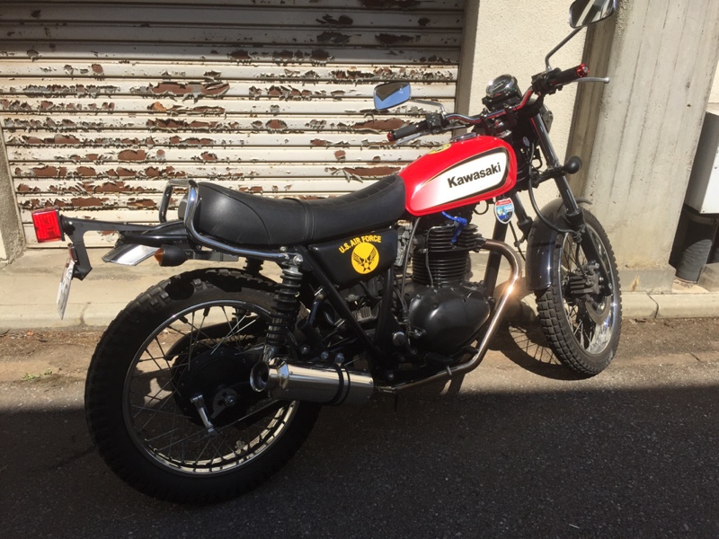 リアフェンダー交換（カワサキ 250TR）by ヘルピンシェル - みんカラ