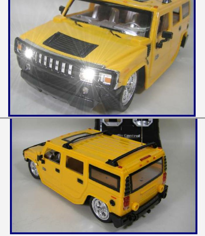 1/24ぐらい？ハマーH2のボディショート化して載せてみた