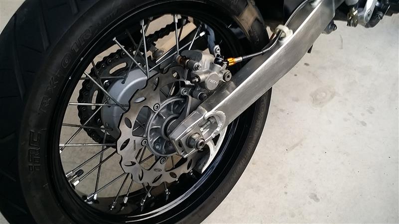 FRディスクローター交換 36850km（スズキ DR-Z400SM）by 茶