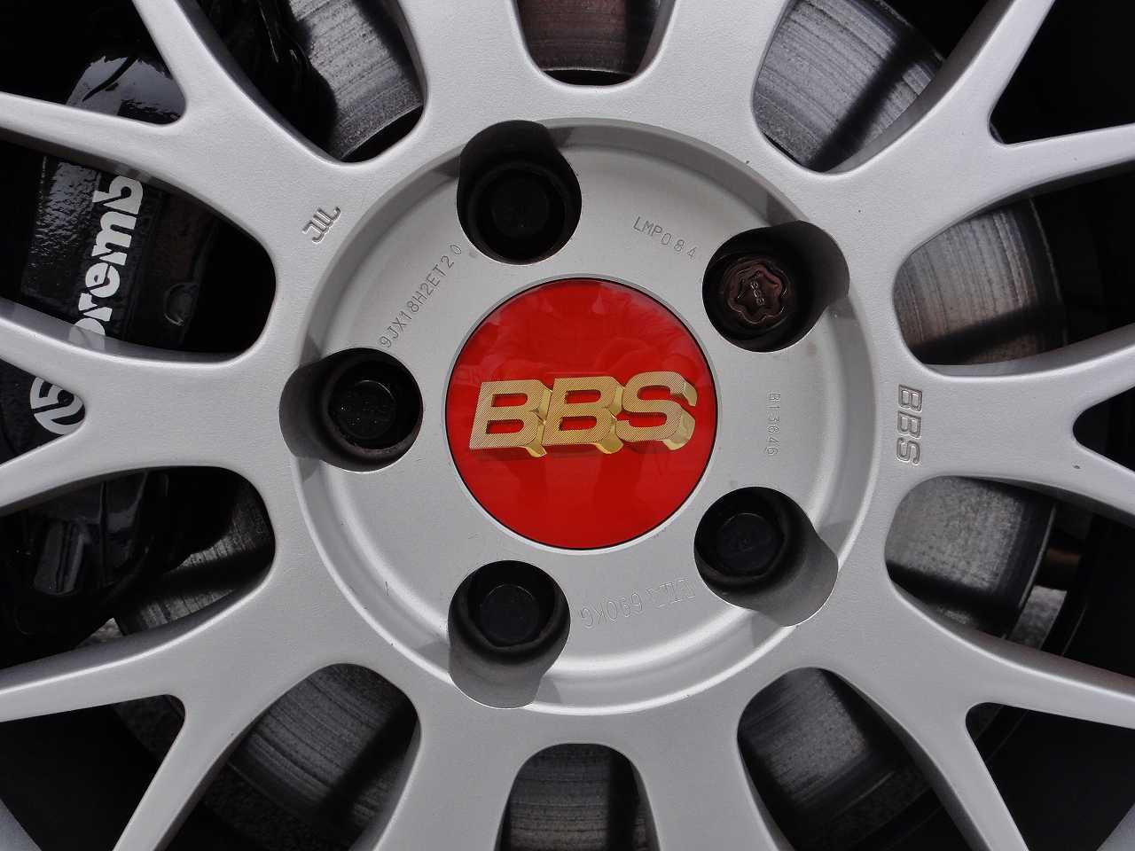 BBS RG リムリペア 赤キャップ装着 | 名古屋・愛知・岐阜で