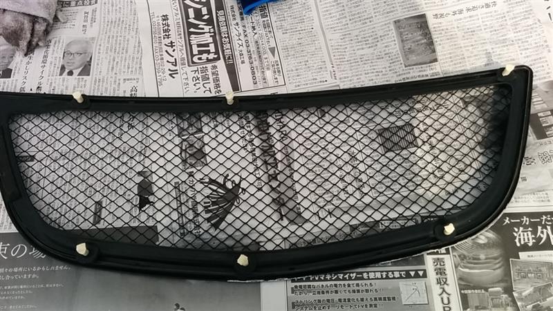 ボンネットダクトカバー塗装（三菱 ランサーエボリューションIX