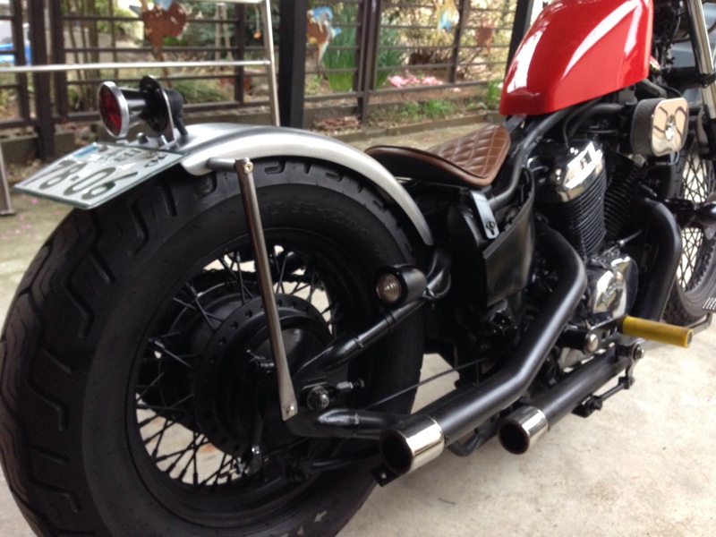 ナンバー取り付け変更の為 ホンダ スティード400 By 310kei みんカラ