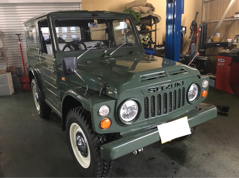 SJ10 LJ50の載せ替え〜エンジン脱編〜（スズキ ジムニー・JA11